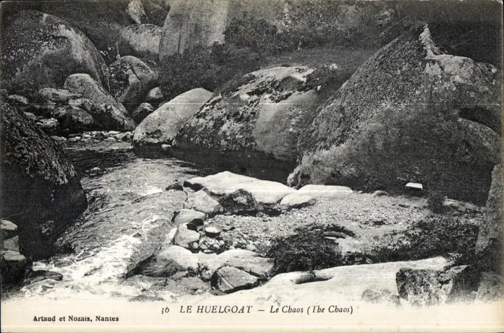 Le Huelgoat — O Caos (The Chaos) — Artaud e Nozais, Nantes, n°36 - Frente