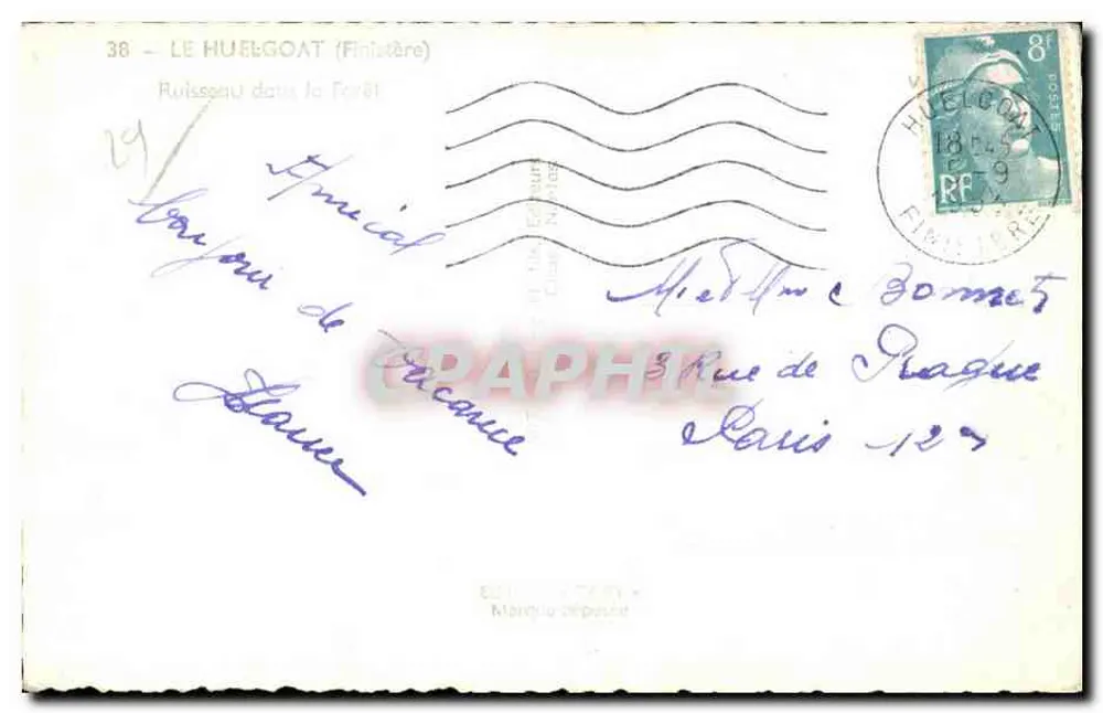 Ruisseau na floresta — Le Huelgoat (Finistère) — Gaby - Verso