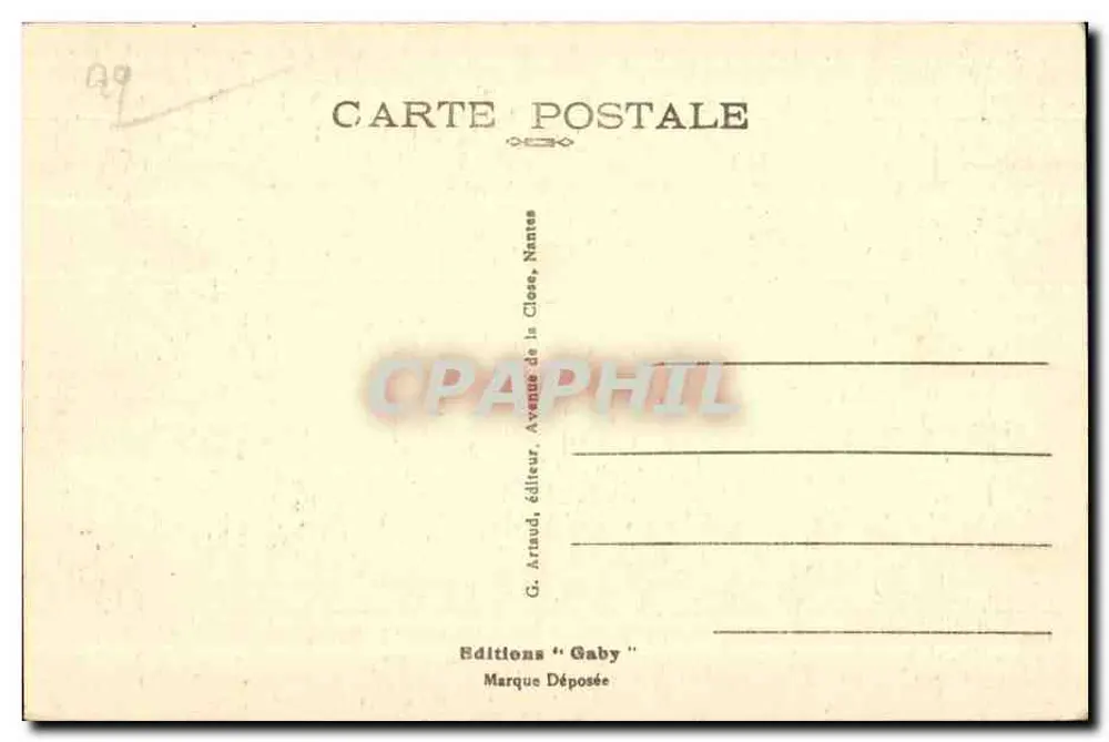 Le Huelgoat (Finistère) — Avenida das Violetas — Editor Gaby, n°112 - Verso