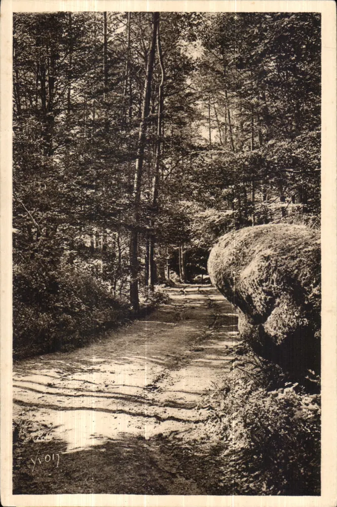 Straße nahe der Grotte d'Artus — Bretagne (Finistère) — Les Éditions d'Art Yvelines - Vorderseite
