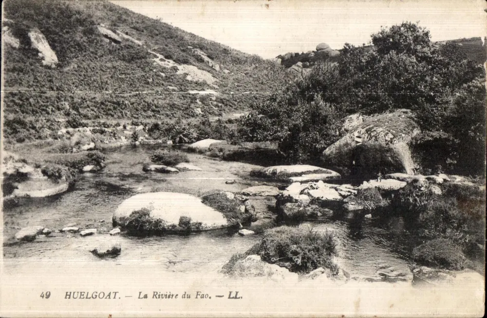 Huelgoat — Ansicht der Fao-Fluss — LL. n°49 - Vorderseite
