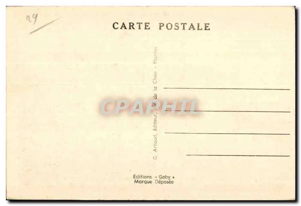 Le Huelgoat (Finistère) — Le Gouffre — Saby - Verso