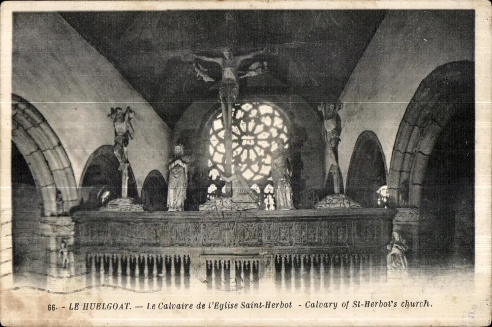 Le Huelgoat — Der Calvarienberg der Kirche Saint-Herbot — Verlag G. Arnaud, Nr. 66 - Vorderseite
