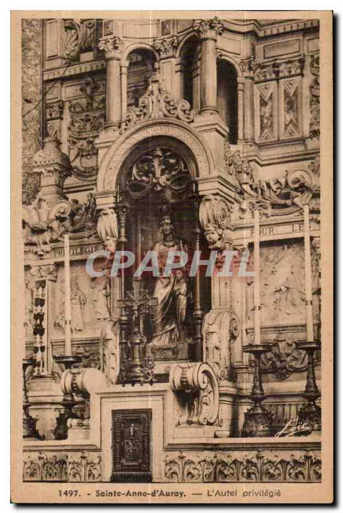 Sainte-Anne-d'Auray — Der Privilegierte Altar — 1497 - Vorderseite