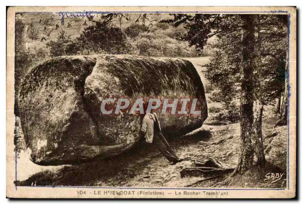 Le Rocher Tremblant — Finistère — Saby - Recto