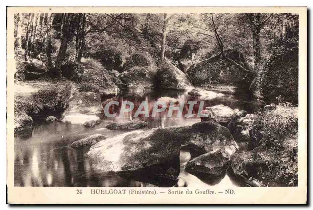 Huelgoat (Finistère) — Ausgang des Gouffres - Vorderseite
