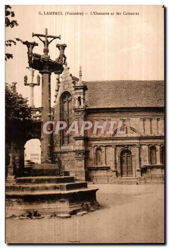 Lampaul (Finistère) — Das Ossarium und die Calvaires - Vorderseite