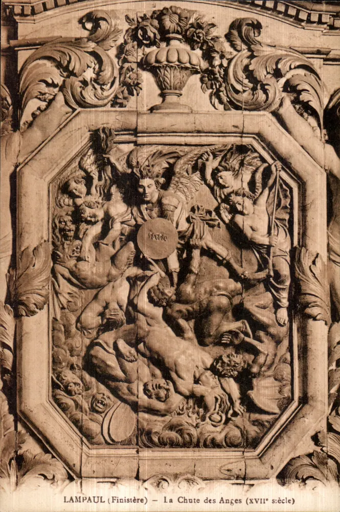 Lampaul (Finistère) — Die Fall der Engel (17. Jahrhundert) - Vorderseite