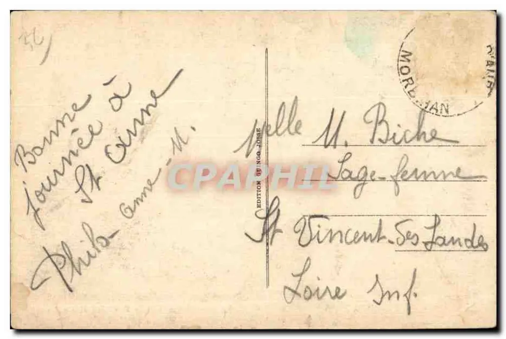 Ste-ANNE-d'AURAY — Die Basilika und die Wunderquelle — Édition de Nogent - Rückseite