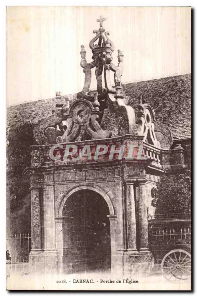 Carnac - Porcile della Chiesa — editore Laurent-Nel, Rennes, n° 1018 - Recto