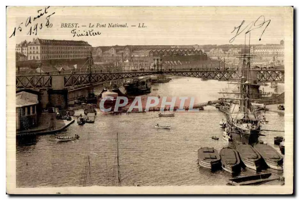 Brest — O Ponte Nacional — LL. - Frente