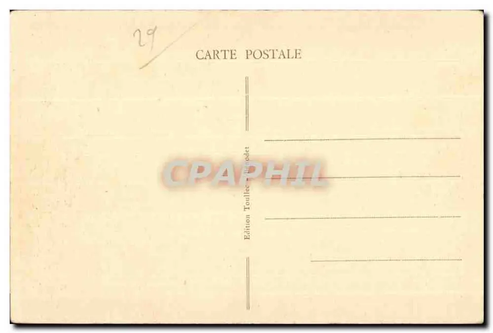 BÉNODÉT (Finistère) — Panorama der Odé in Kercrèven — Edition Toulle-Bénodet, n°61 - Rückseite