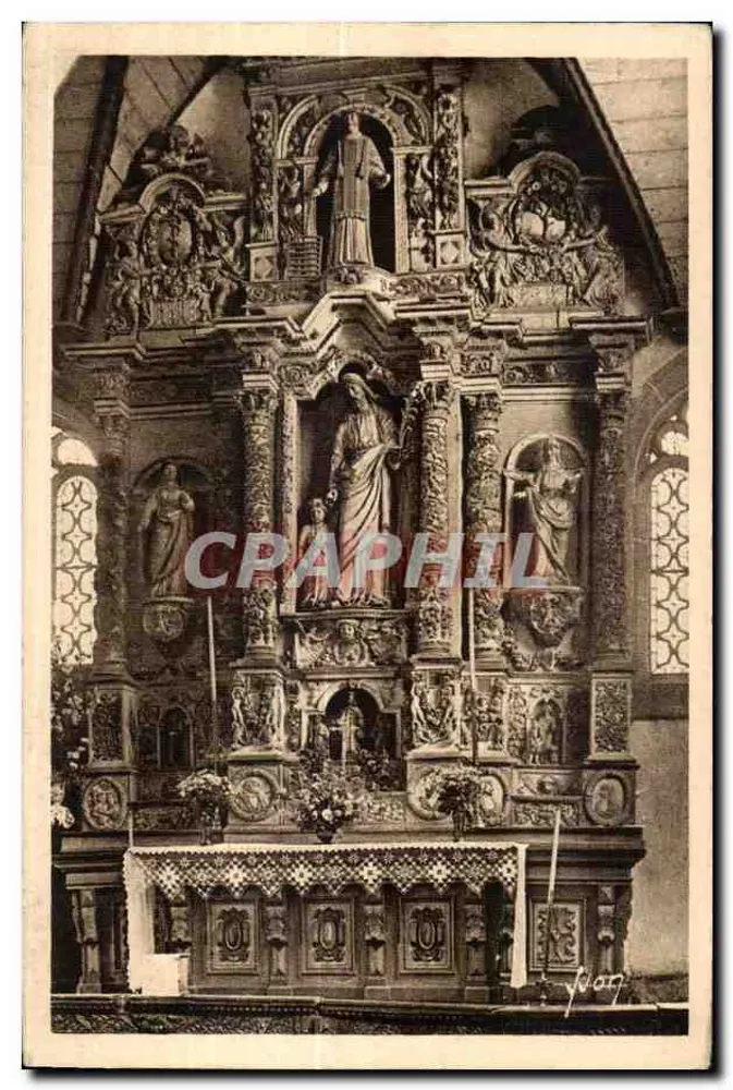 Altar des Heiligen Joseph — Guimiliau (Finistère) — Kunstverlag 'VON' Paris - Vorderseite
