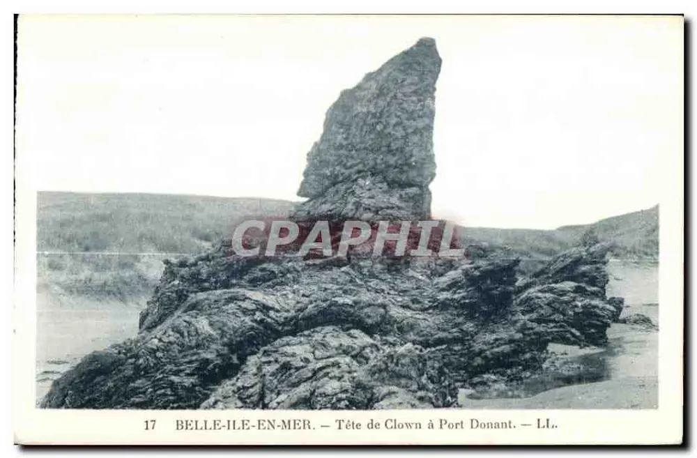 Belle-Île-en-Mer — Tête de Clown à Port Donant — LL. — n°17 - Vorderseite