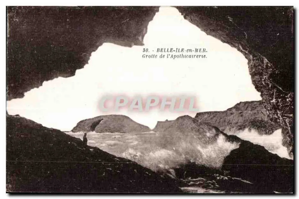 Belle-Île-en-Mer — Grotte de l'Apothicaire — Serie 30, Verlag unbekannt - Vorderseite