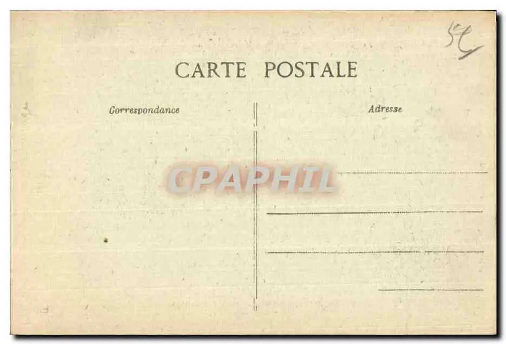 Innenansicht der Basilika Sainte-Anne-d'Auray — Sammlung Villard, Quimper — n° 2052 - Rückseite