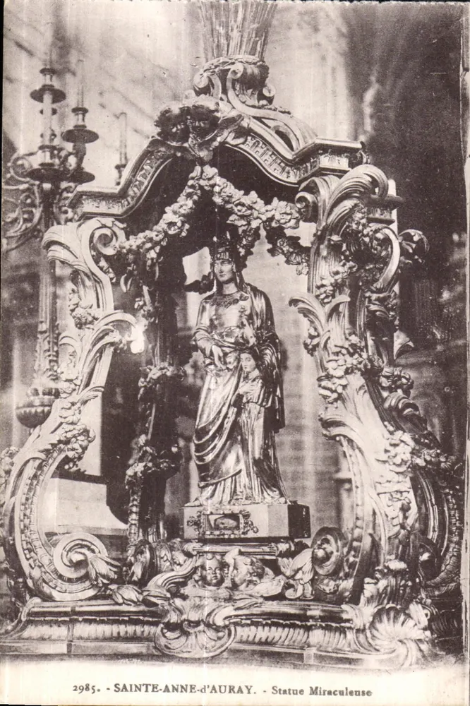Sainte-Anne-d'Auray — Estátua miraculosa — Laurent Nulipennes, n°2985 - Frente