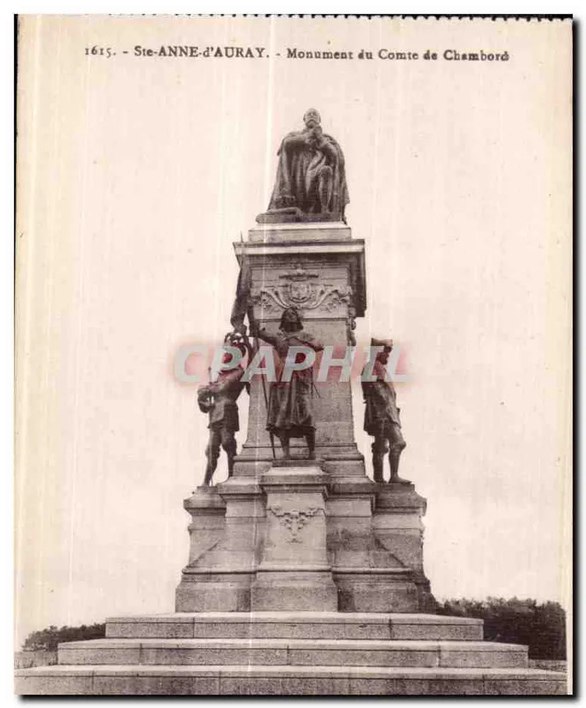 Ste-ANNE-d'AURAY - Monumento do Conde de Chambord - Frente