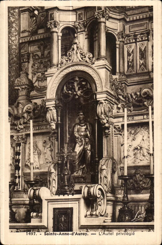 Sainte-Anne-d'Auray — Der Privilegierte Altar — Verlag Lour - Vorderseite