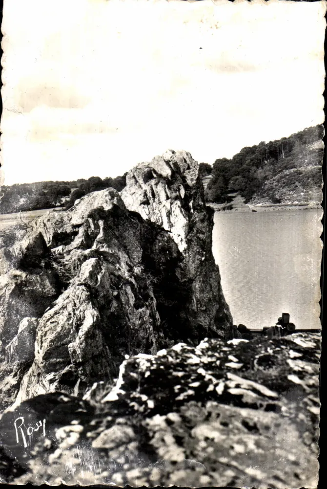 La Roche-Bernard — Felsen am Eingang zum Hafen — Verlag F. Chopeau, Nantes - Vorderseite
