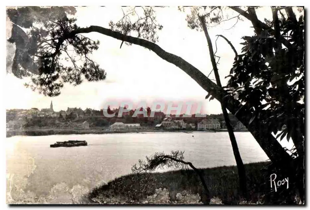 La Roche-Bernard — paisagem sobre a Vilaine — F. Chapeau, editor, Nantes - Frente