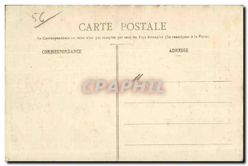 Josselin — Pyramide der Dreißig auf der Lande de la Mi-Voie — La Bretagne Pittoresque, n°7533 - Rückseite