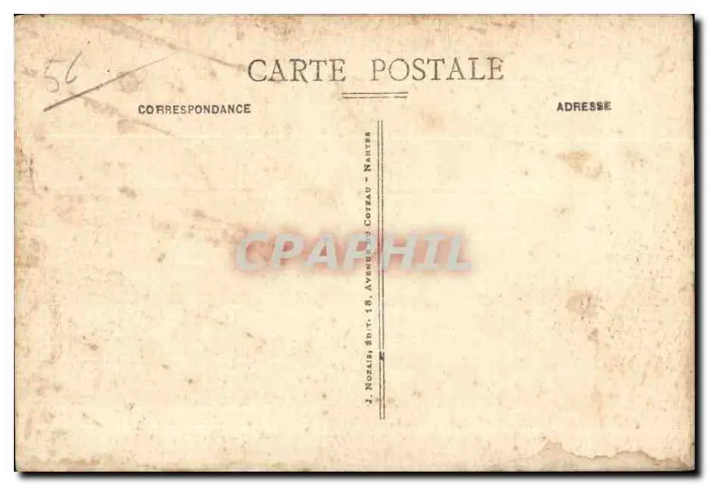 Josselin — Innenansicht der Kirche Notre-Dame — Verlag: Sans Vues - Rückseite