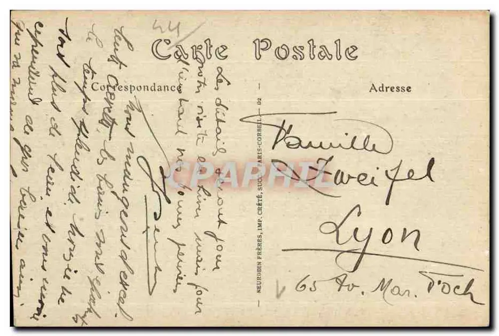 Pornic — Schloss von « l'Anse aux Lapins » gesehen — JND Phot. - Rückseite