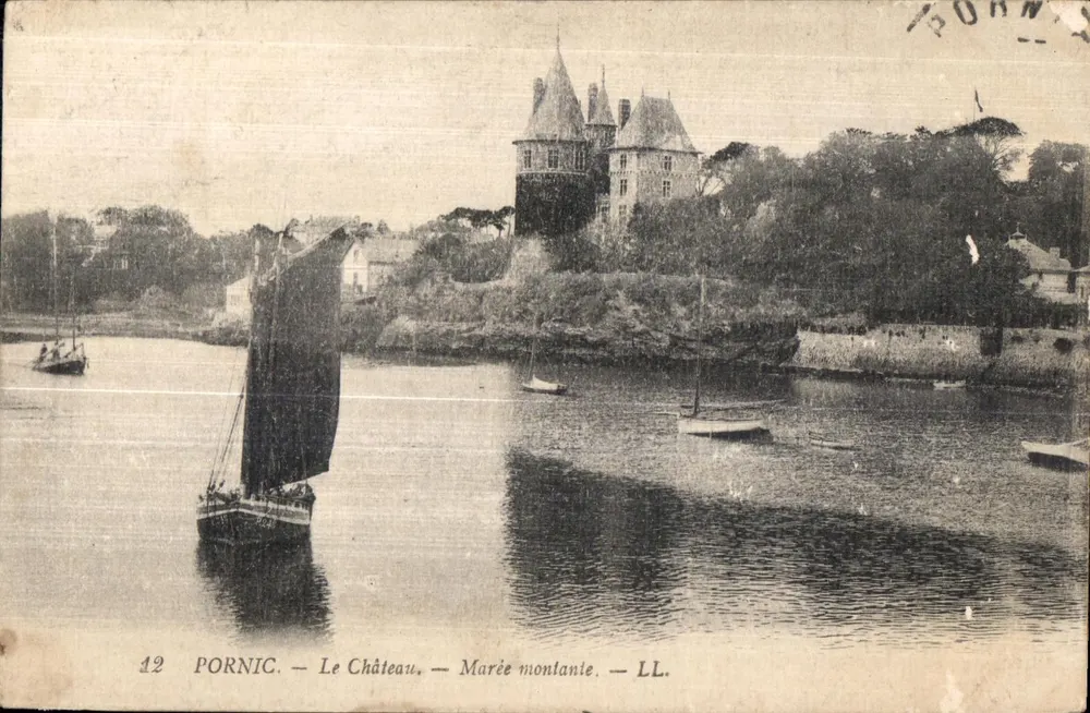 Pornic — Schloss — Flut steigend — LL. — n°12 - Vorderseite
