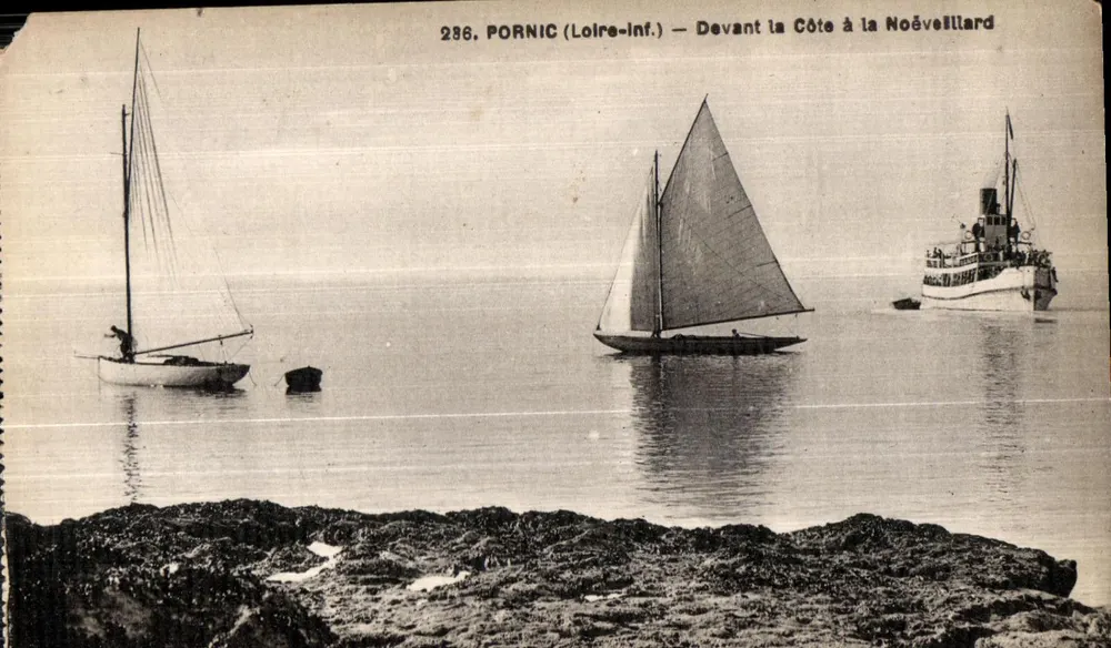 PORNIC (Loire-Inf.) — Vor der Côte à la Noëveillard — Verlag F. Chapeau, Nr. 286 - Vorderseite