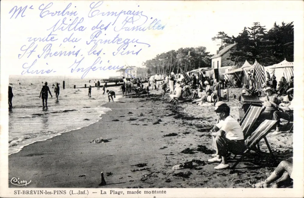 ST-BRÉVIN-les-PINS (L.Inf.) — Die Strände, Ebbe — Cim - Vorderseite