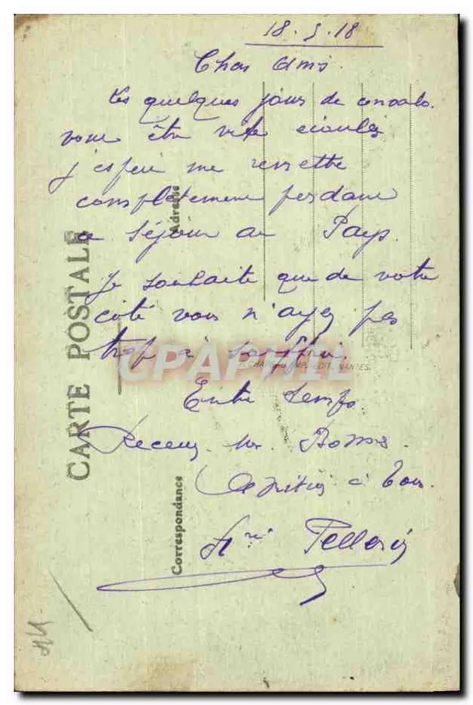 Nantes — Jardin des Plantes, Pièce d'eau des Grottes — Verlag: Mille, Nr. 405 - Rückseite