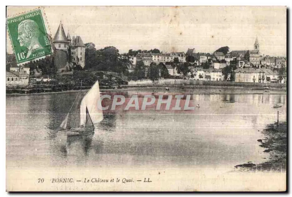 Pornic — Schloss und Kai — LL - Vorderseite