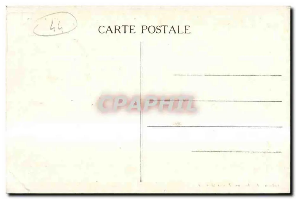 NANTES - Cour du Château - Das Grand Logis (15. Jahrhundert) — Collection F. Chapeau, Nantes 15 mille - Rückseite