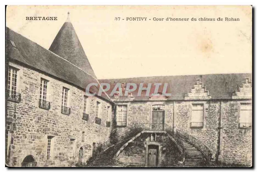 Pontivy — Cour d'honneur du château de Rohan — n° 37 - Vorderseite