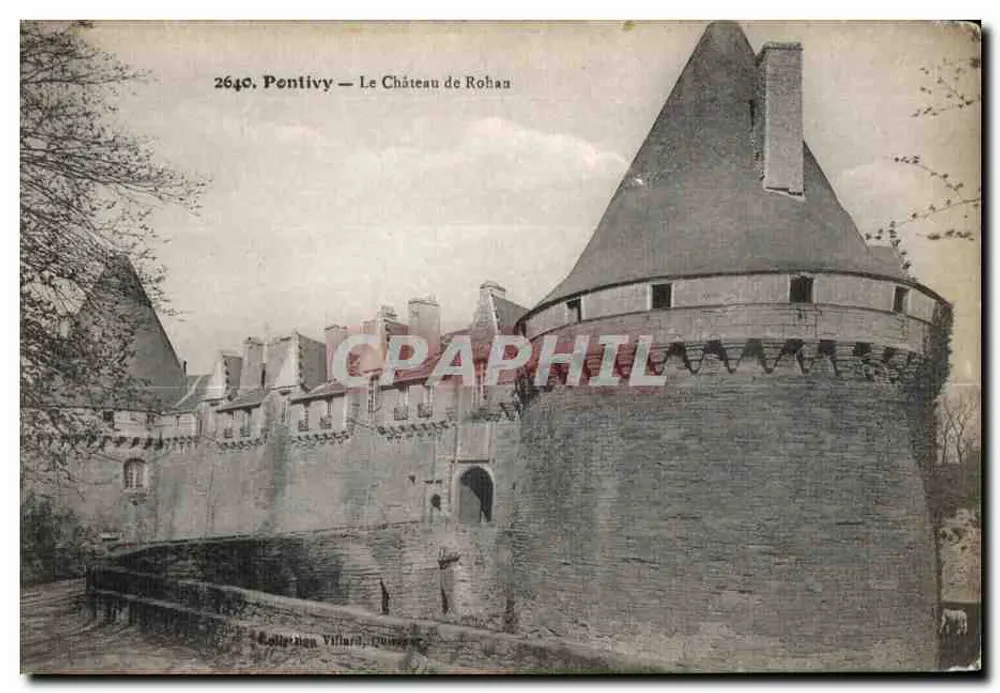 Pontivy — O Castelo de Rohan — Edição Villard, n° 2640 - Frente