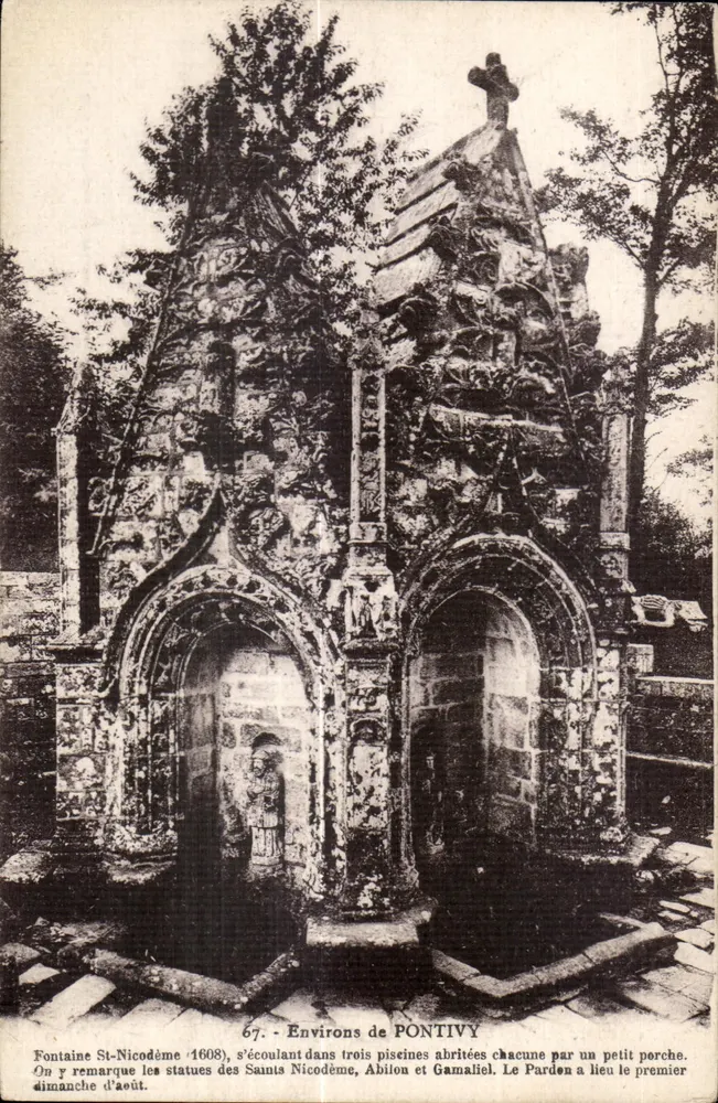 Fontaine Saint-Nicodème — Umgebung von PONTIVY — n°67 - Vorderseite