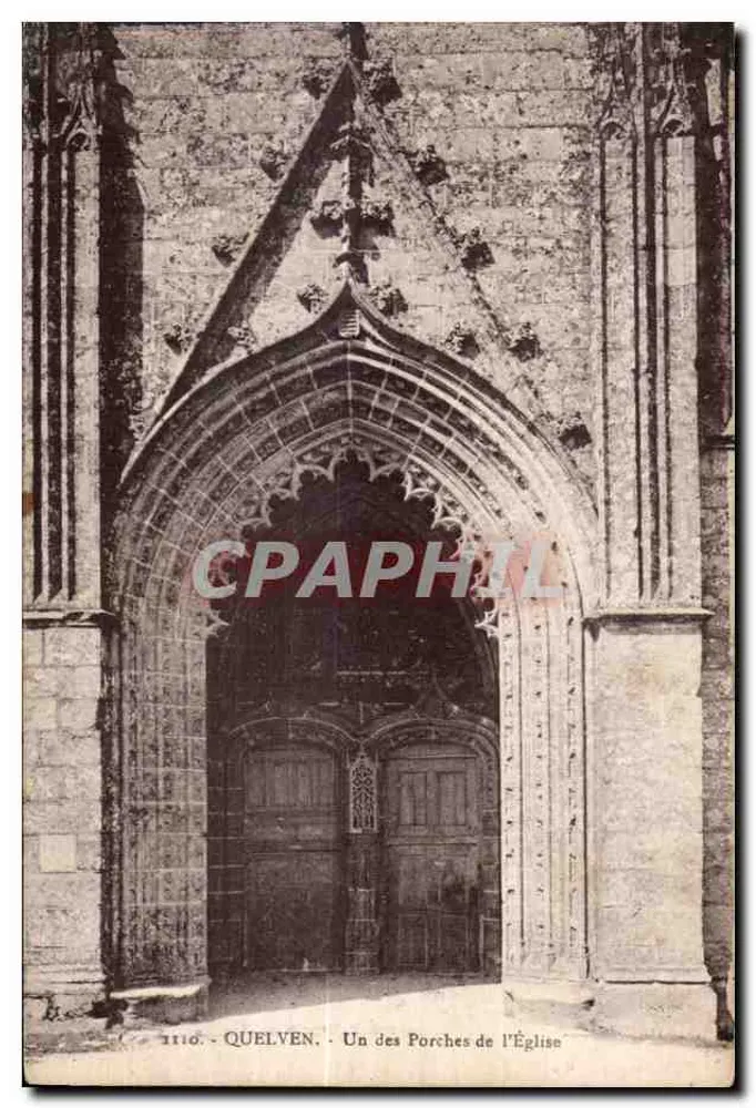 Quelven - Eines der Portale der Kirche — Laurent-Nel, Rennes - Vorderseite