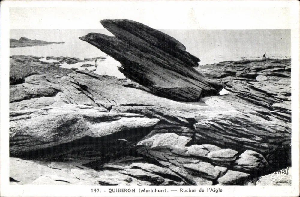 Quiberon (Morbihan) — Skalista Wyspa Orła — Gaby, nr 147 - Awers