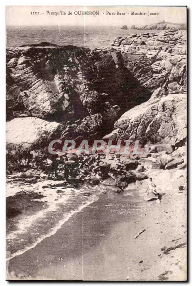 Presqu'île de Quiberon — Port-Bara - Monhir-Jacob — n°1251 - Vorderseite