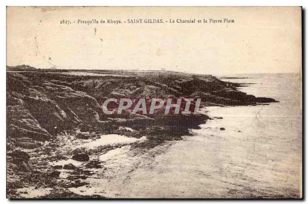 Presqu'île de Rhuys - SAINT GILDAS - Le Charnial et la Pierre Plate - Vorderseite