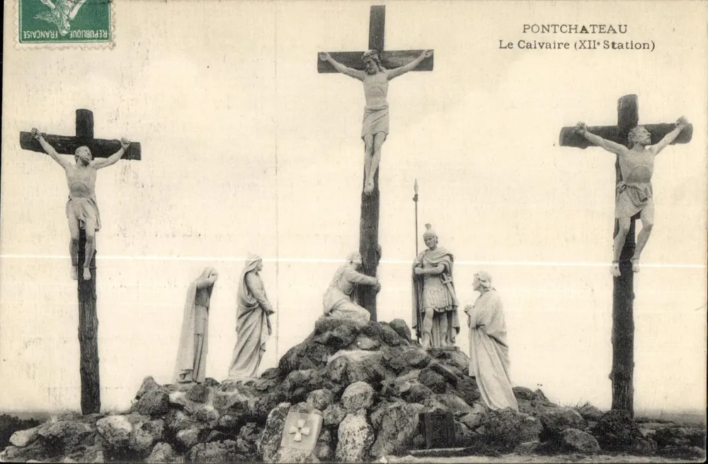 Pontchâteau — O Calvário (XIIa Estação) — editor não identificado - Frente