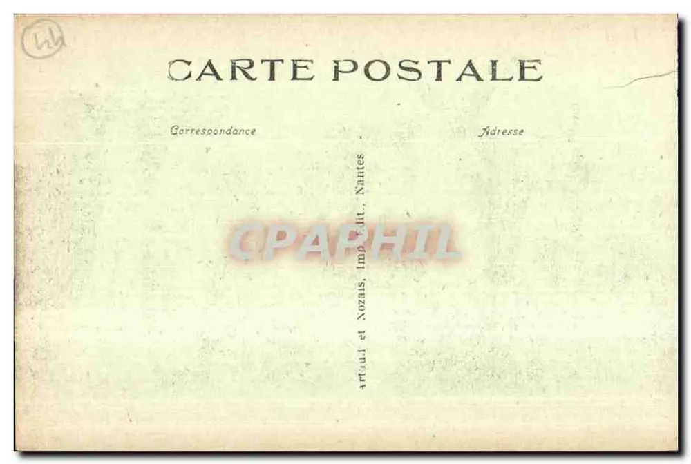 Calvarienberg von PONTCHATEAU — VII. Station — Jesus fällt zum zweiten Mal — Artault et Nozais, Nantes - Rückseite