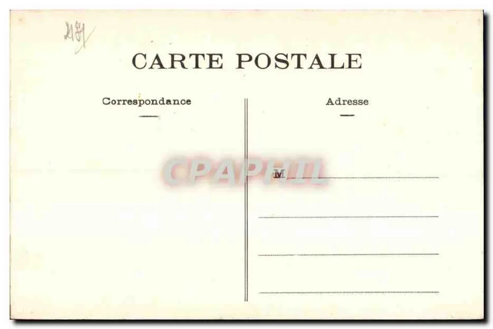 Calvarienberg von Pontchâteau — 11. Station: Jesus am Kreuz — Phototypie Vaseylier, Nantes - Rückseite