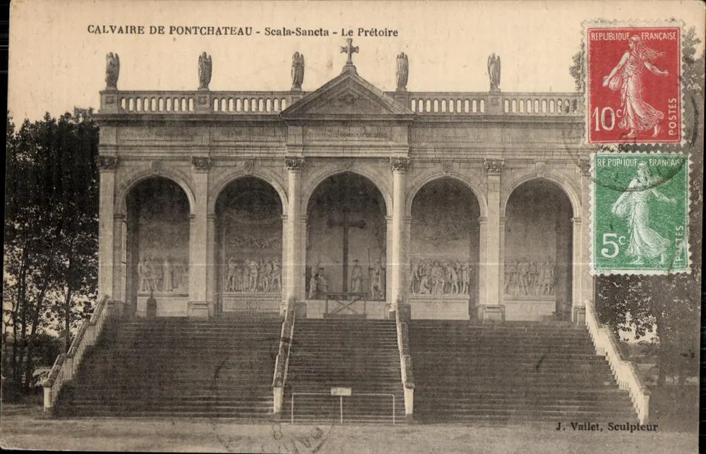 Calvaire de Pontchâteau - Scala-Sancta - Le Prétoire — J. Vallet, Bildhauer - Vorderseite