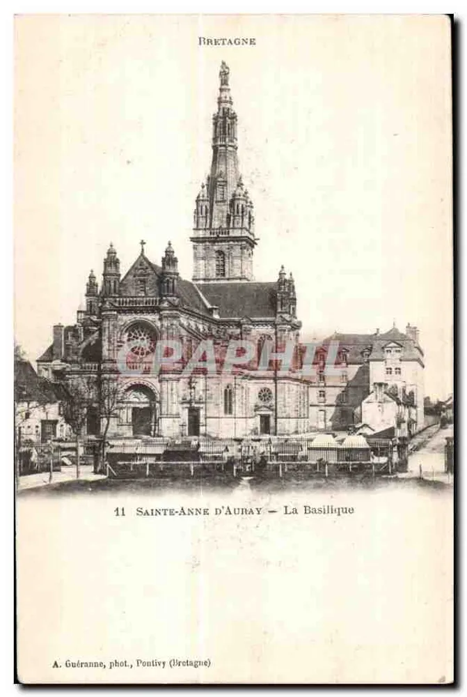 Sainte-Anne d'Auray — La Basílica — A. Guéranne, fot. Pontivy (Bretaña) - Anverso