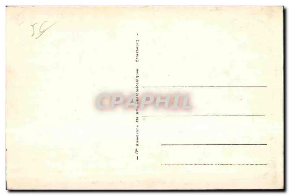 Ste-Anne d'Auray — O Claustro — Editor Bilhete postal antigo - Verso