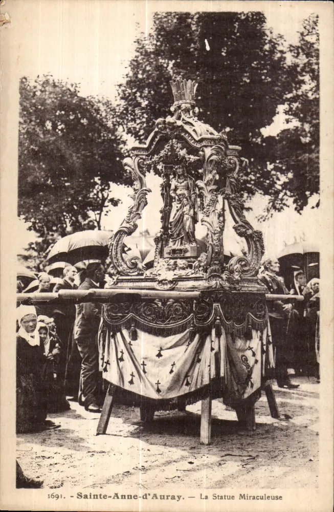 Sainte-Anne-d'Auray — A Estátua Milagrosa — Laurent-Nel - Rennes - Frente