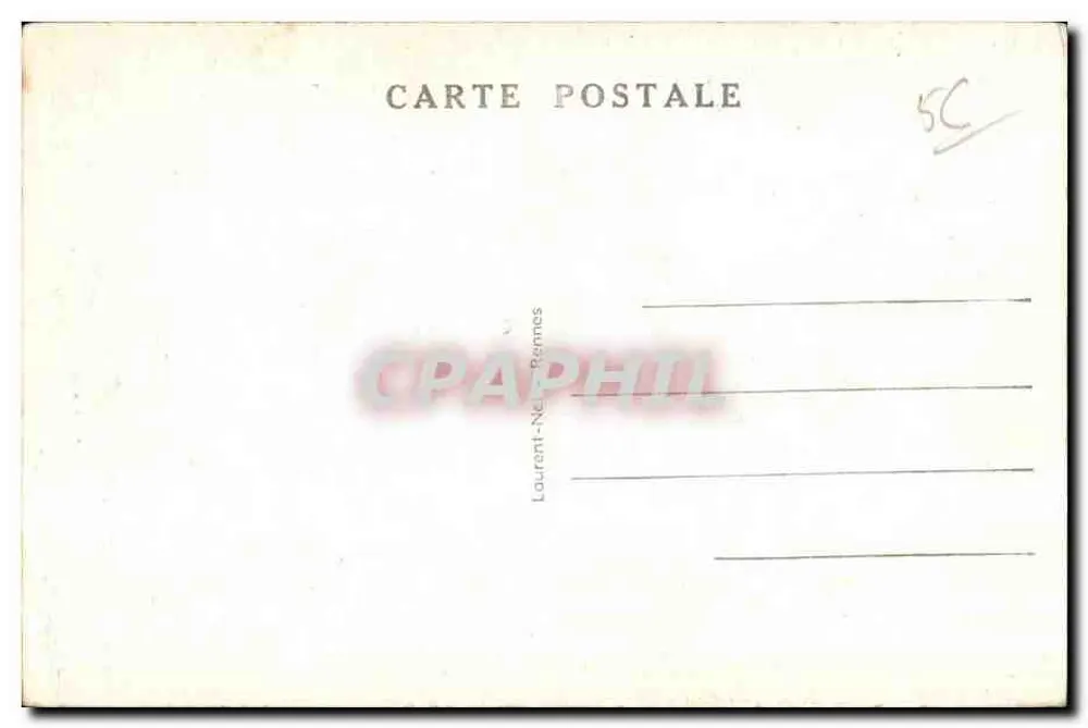 Le Faouët — Ste-Barbe — Bogen der Kapelle St-Michel — Rennes-69 - Rückseite