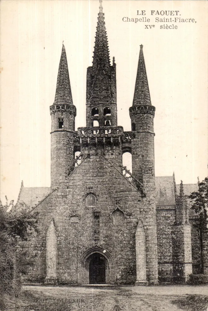 Le Faouët. Kapelle Saint-Fiacre, 15. Jahrhundert — Verlag: TAILLEUX & FILS - Vorderseite